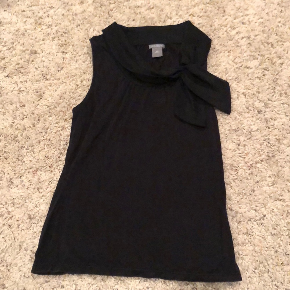 Ann Taylor petites medium really soft shirt with chiffon collar
